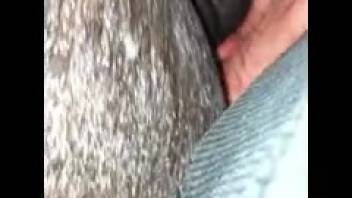 Ebony mature cunt is about to burst during intense fucking